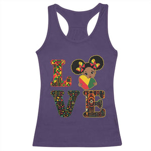 I Am Black Child Racerback Tank Top LOVE Black History Month Strong African American Pride TS02 Purple Print Your Wear