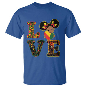 I Am Black Child T Shirt LOVE Black History Month Strong African American Pride TS02 Royal Blue Print Your Wear
