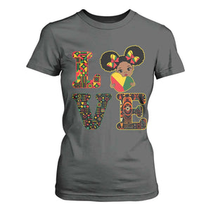 I Am Black Child T Shirt For Women LOVE Black History Month Strong African American Pride TS02 Dark Heather Print Your Wear