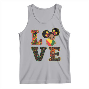 I Am Black Child Tank Top LOVE Black History Month Strong African American Pride TS02 Athletic Heather Print Your Wear