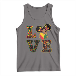 I Am Black Child Tank Top LOVE Black History Month Strong African American Pride TS02 Deep Heather Print Your Wear