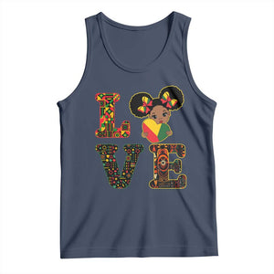 I Am Black Child Tank Top LOVE Black History Month Strong African American Pride TS02 Navy Print Your Wear
