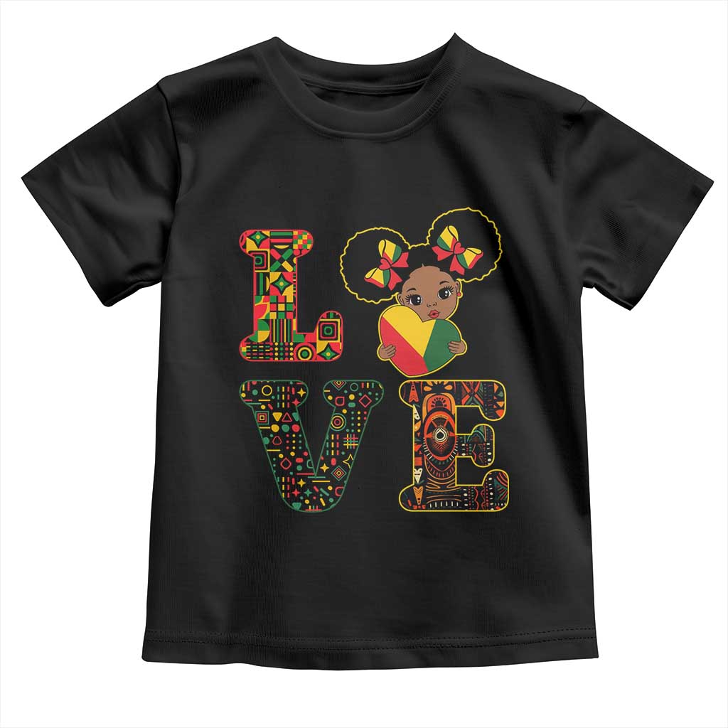 I Am Black Child Toddler T Shirt LOVE Black History Month Strong African American Pride TS02 Black Print Your Wear