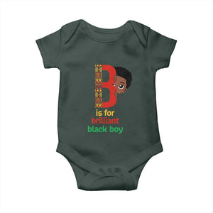Black History Month Boy Baby Onesie B Is For Brilliant HBCU Education TS02 Print Your Wear
