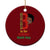 Black History Month Boy Ceramic Ornament B Is For Brilliant HBCU Education TS02 1pc Red Print Your Wear