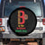 Black History Month Boy Spare Tire Cover B Is For Brilliant HBCU Education TS02 No hole Black Print Your Wear