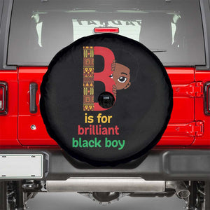 Black History Month Boy Spare Tire Cover B Is For Brilliant HBCU Education TS02 Black Print Your Wear