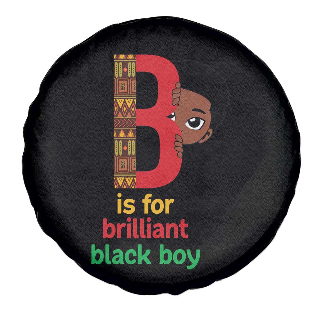 Black History Month Boy Spare Tire Cover B Is For Brilliant HBCU Education TS02 Print Your Wear