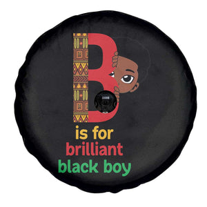 Black History Month Boy Spare Tire Cover B Is For Brilliant HBCU Education TS02 Print Your Wear