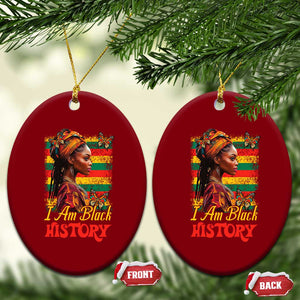 I Am Black History Ceramic Ornament African American Pride Woman TS02 Print Your Wear