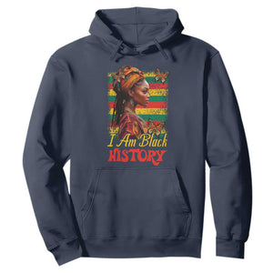 I Am Black History Hoodie African American Pride Woman TS02 Navy Print Your Wear