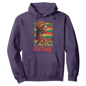 I Am Black History Hoodie African American Pride Woman TS02 Purple Print Your Wear