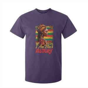 I Am Black History T Shirt For Kid African American Pride Woman TS02 Purple Print Your Wear
