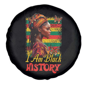 I Am Black History Spare Tire Cover African American Pride Woman TS02 Print Your Wear