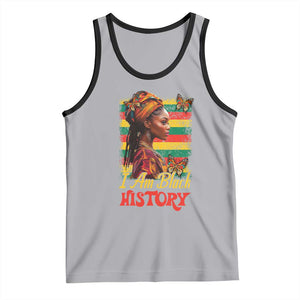 I Am Black History Tank Top African American Pride Woman TS02 Athletic Heather Black Print Your Wear
