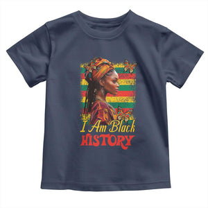 I Am Black History Toddler T Shirt African American Pride Woman TS02 Navy Print Your Wear