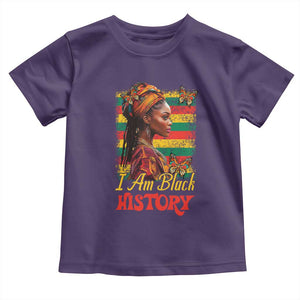 I Am Black History Toddler T Shirt African American Pride Woman TS02 Purple Print Your Wear