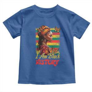 I Am Black History Toddler T Shirt African American Pride Woman TS02 Royal Blue Print Your Wear