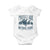 Protect Our National Parks Baby Onesie Retro Mountain Nature Graphic TS02 White Print Your Wear