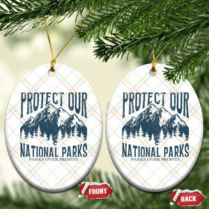 Protect Our National Parks Ceramic Ornament Retro Mountain Nature Graphic TS02 Print Your Wear