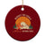 Respect The Locals Ceramic Ornament America's National Parks Vintage Bigfoot TS02 1pc Red Print Your Wear