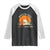Respect The Locals Raglan Shirt America's National Parks Vintage Bigfoot TS02 Black White Print Your Wear