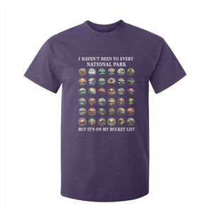 National Parks Bucket List T Shirt For Kid I Haven't Been To Wishlist TS02 Purple Print Your Wear