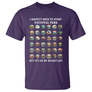 National Parks Bucket List T Shirt I Haven't Been To Wishlist TS02 Purple Print Your Wear