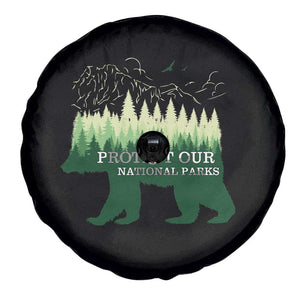 Protect Our Parks National Park Spare Tire Cover Bear Hiking Nature TS02 Print Your Wear