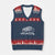 Protect Our National Parks V-Neck Knit Sweater Vest Bison Wildlife Resist TS02 Navy Red Print Your Wear