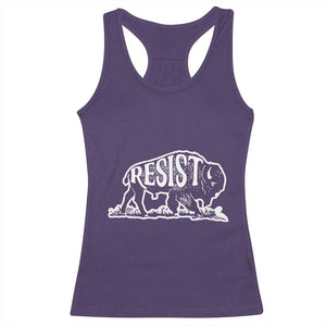 Protect Our National Parks Racerback Tank Top Bison Wildlife Resist TS02 Purple Print Your Wear