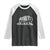 Protect Our National Parks Raglan Shirt Bison Wildlife Resist TS02 Black White Print Your Wear