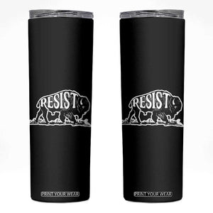 Protect Our National Parks Skinny Tumbler Bison Wildlife Resist TS02 Black Print Your Wear