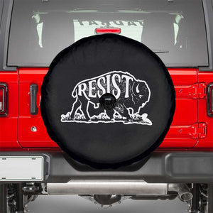 Protect Our National Parks Spare Tire Cover Bison Wildlife Resist TS02 Black Print Your Wear