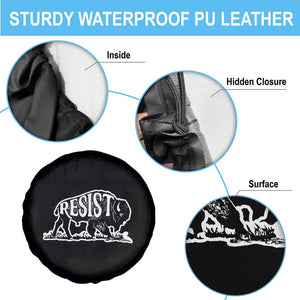 Protect Our National Parks Spare Tire Cover Bison Wildlife Resist TS02 Print Your Wear