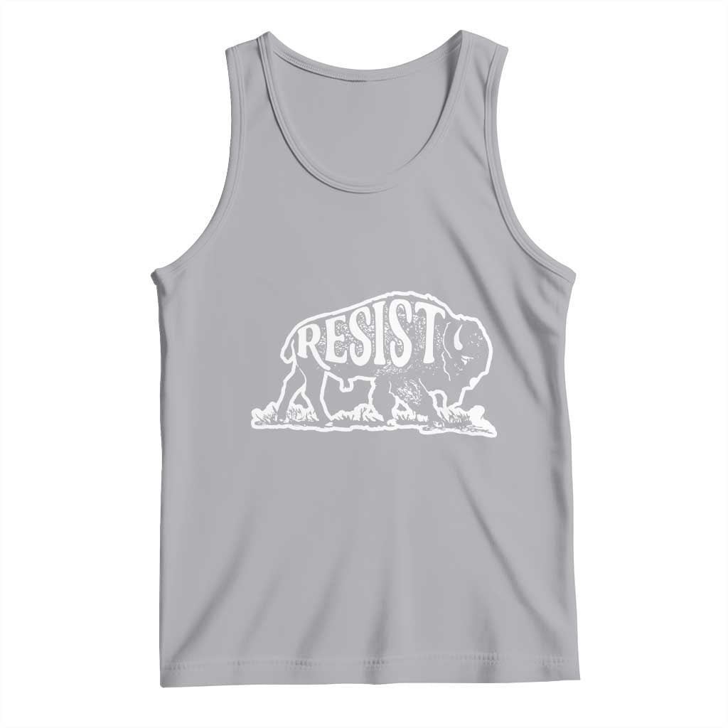 Protect Our National Parks Tank Top Bison Wildlife Resist TS02 Athletic Heather Print Your Wear