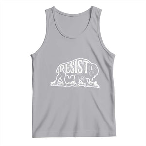 Protect Our National Parks Tank Top Bison Wildlife Resist TS02 Athletic Heather Print Your Wear