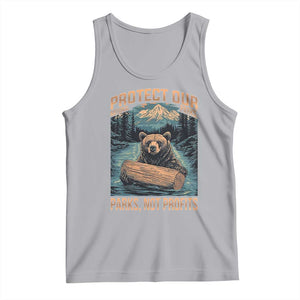 Protect Our National Parks Tank Top Parks Not Profits Bear Retro Graphic TS02 Athletic Heather Print Your Wear