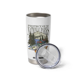 Protect Our National Parks Tumbler Cup Wildlife Fishing Outdoor Adventure Retro TS02 Print Your Wear