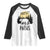 Protect Our Parks Raglan Shirt Retro Bear Forest Nature Graphic TS02 White Black Print Your Wear