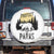 Protect Our Parks Spare Tire Cover Retro Bear Forest Nature Graphic TS02 No hole White Print Your Wear