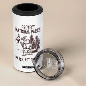 Protect National Parks 4 in 1 Can Cooler Tumbler Support Parks Not Profits Deer TS02 Print Your Wear