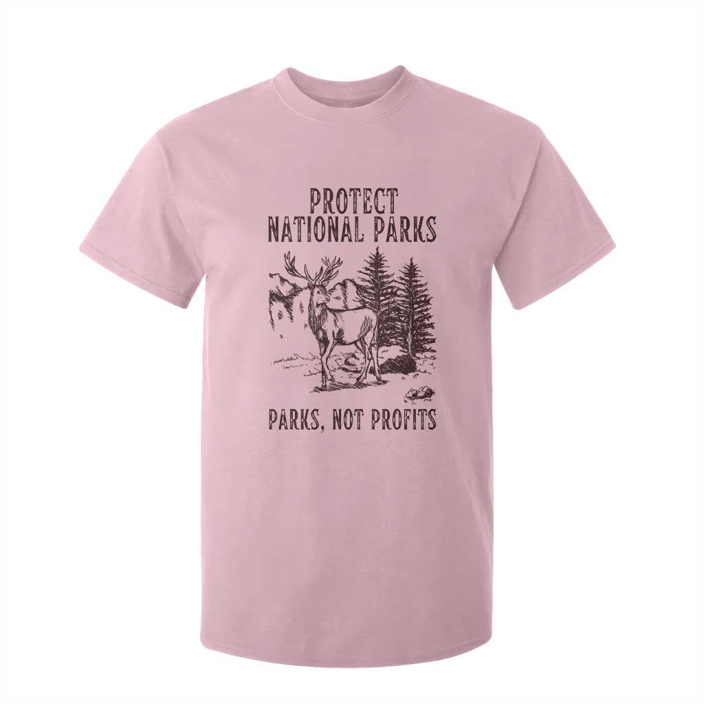 Protect National Parks T Shirt For Kid Support Parks Not Profits Deer TS02 Light Pink Print Your Wear