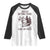 Protect National Parks Raglan Shirt Support Parks Not Profits Deer TS02 White Black Print Your Wear