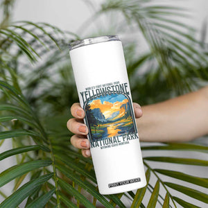 Yellowstone National Park Skinny Tumbler Worlds First NP Retro Vintage Graphic TS02 Print Your Wear