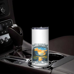 Yellowstone National Park Skinny Tumbler Worlds First NP Retro Vintage Graphic TS02 Print Your Wear