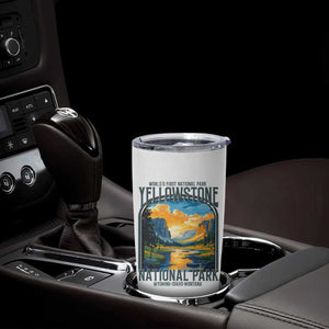 Yellowstone National Park Tumbler Cup Worlds First NP Retro Vintage Graphic TS02 Print Your Wear