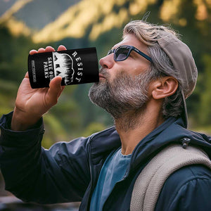 Resist Save Our Parks 4 in 1 Can Cooler Tumbler Bear US National Parks Wildlife Nature TS02 Print Your Wear