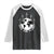 Save Our Planet Raglan Shirt Wind Power Electricity Earth Day 2025 TS02 Black White Print Your Wear