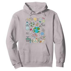 Save The Planet Hoodie Earth Day Protect Nature Environmental Recycling TS02 Ice Gray Print Your Wear
